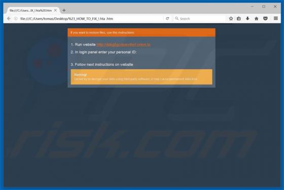 BTCWare Ransomware