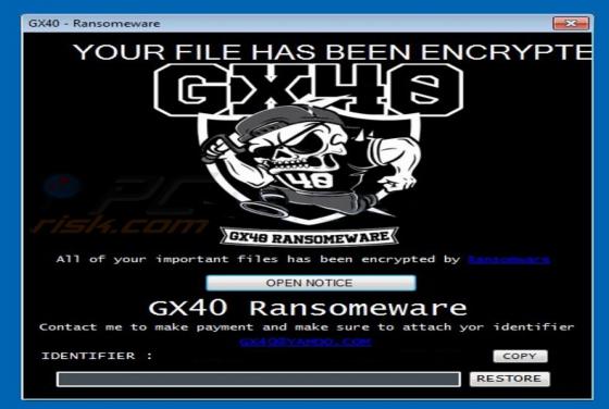 GX40 Ransomware