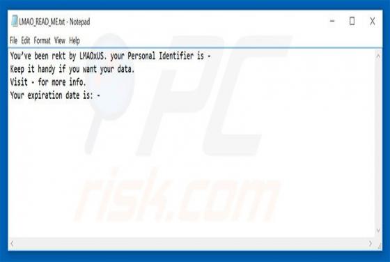 LMAOxUS Ransomware