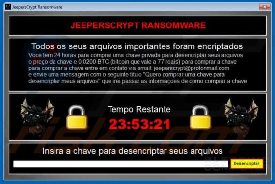 JeepersCrypt Ransomware