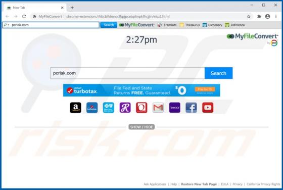 MyFileConvert Toolbar