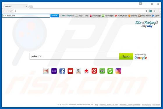 100sofRecipes Toolbar