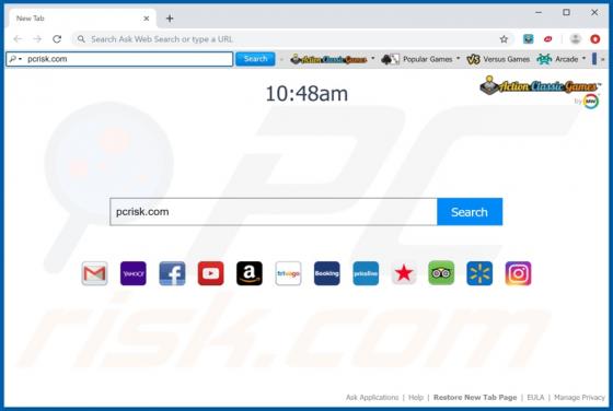 ActionClassicGames Toolbar