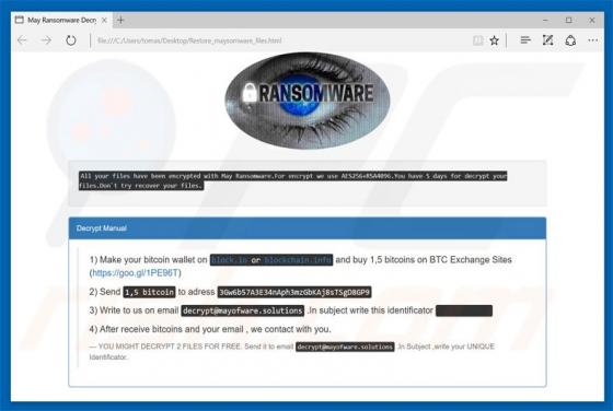 Maysomware Ransomware