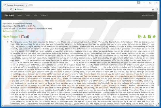 Tables Adware