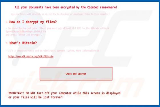 Clouded Ransomware