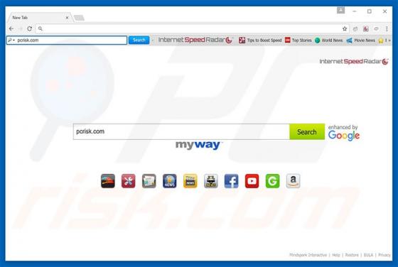 InternetSpeedRadar Toolbar