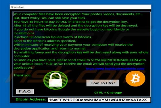 GrodexCrypt Ransomware