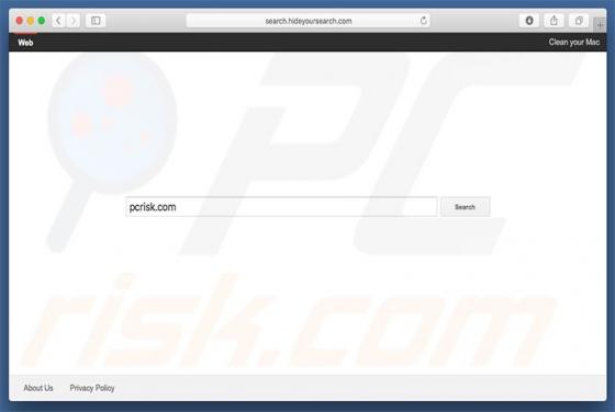 Search.hideyoursearch.com Redirect (Mac)