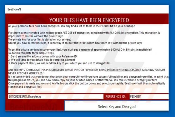 BeethoveN Ransomware