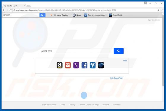 Search.superspeedtester.com Redirect