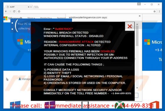 Suspicious Ransomware Activity Scam