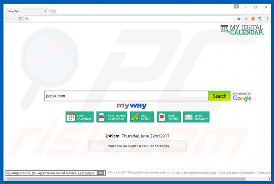 MyDigitalCalendar Toolbar
