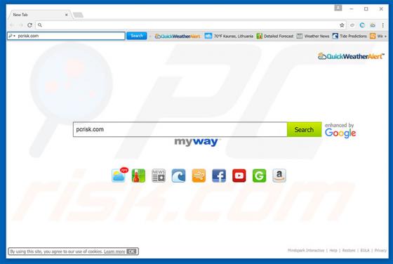 QuickWeatherAlert Toolbar