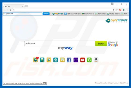 QuickWeatherTracker Toolbar