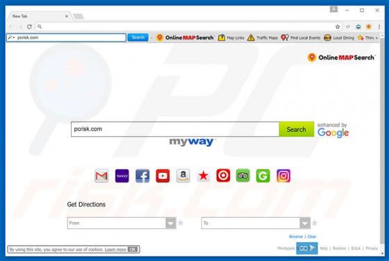 OnlineMapSearch Toolbar
