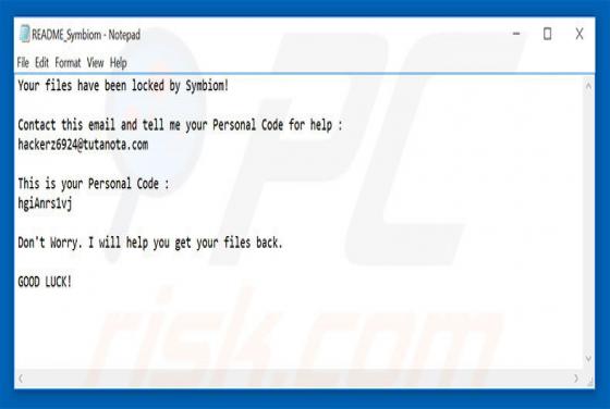 Symbiom Ransomware