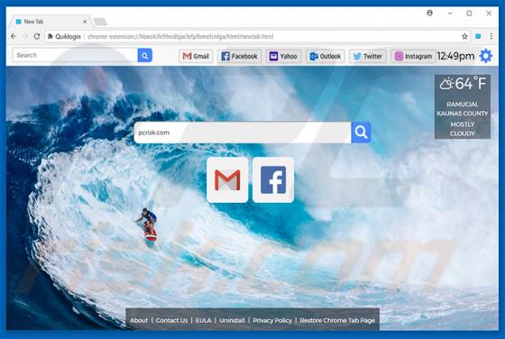 Newtab.quiklogin.co Redirect