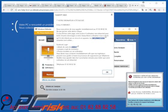 VOTRE ORDINATEUR A ÉTÉ BLOCKÉ Scam