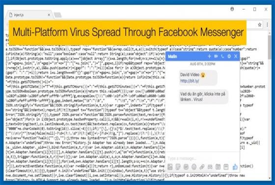 Multi-Platform Virus Spread Through Facebook Messenger