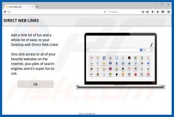 Direct Web Links Adware
