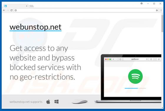 Webunstop Adware