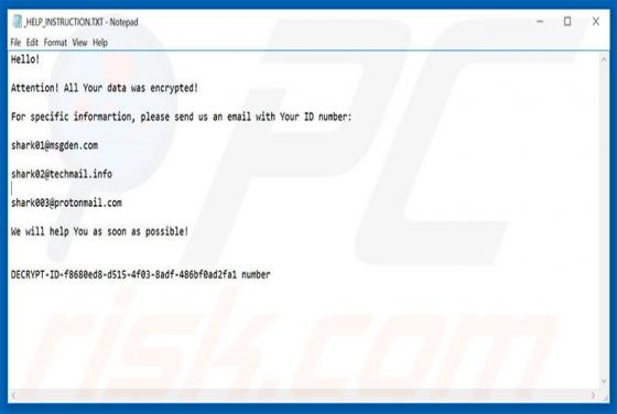 SharkMix Ransomware