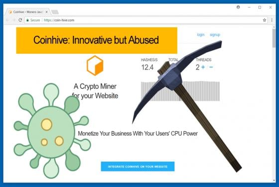 Coinhive: Innovative but Abused