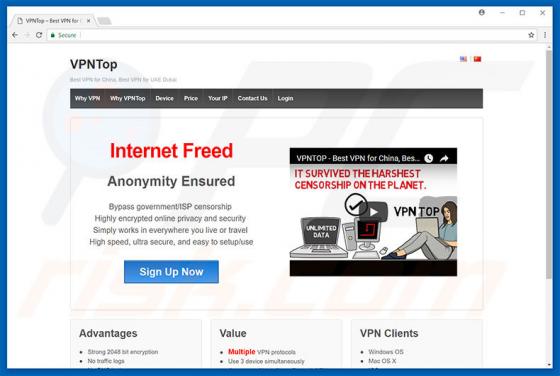 VPNTop Adware