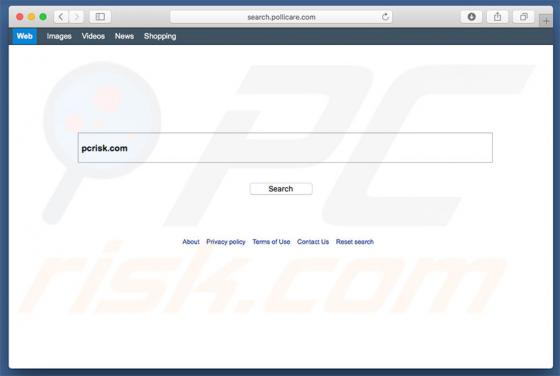 Search.pollicare.com Redirect (Mac)