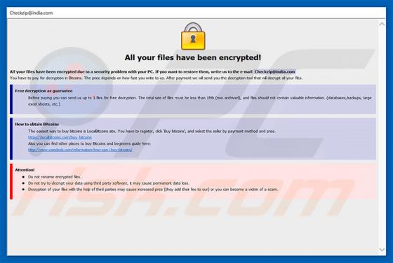 BTCWare PayDay Ransomware