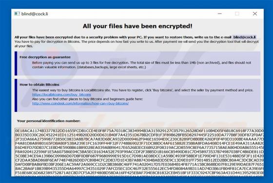 Blind Ransomware