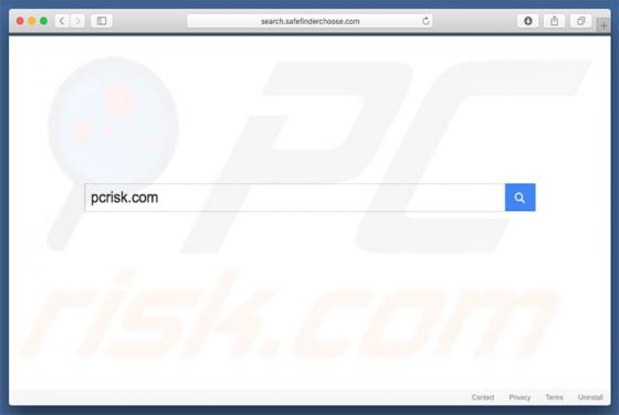 Search.safefinderchoose.com Redirect (Mac)