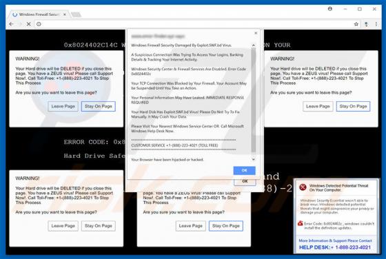Exploit.SWF.bd Virus Scam