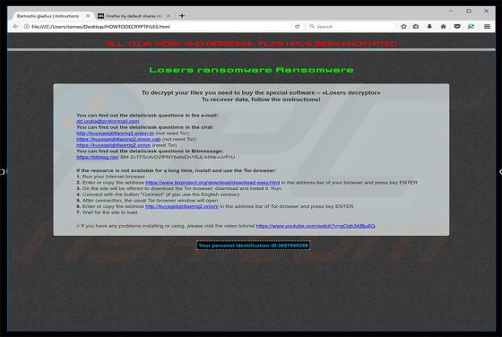 Losers Ransomware