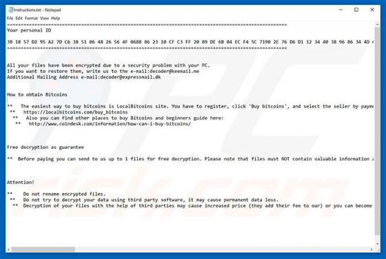Decoder Ransomware