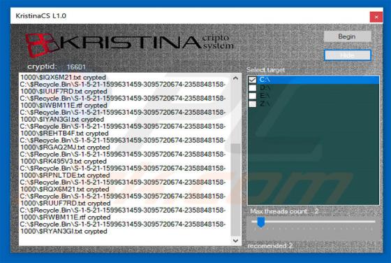 Kristina Ransomware