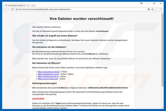 Wo Sind Meine Dateien Ransomware