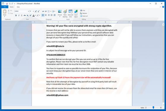 Relock Ransomware