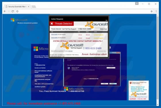 Threats Detected Scam