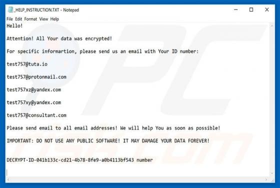 TEST Ransomware
