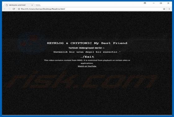ExecutionerPlus Ransomware