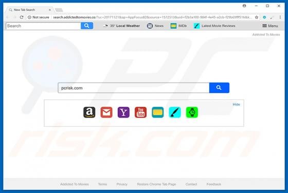 Search.addictedtomovies.co Redirect