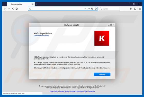 KOOL Player Adware