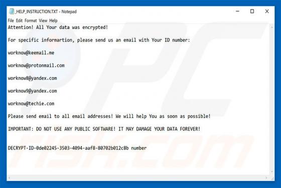 WORK Ransomware