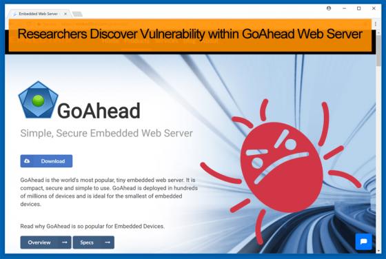 Researchers Discover Vulnerability within GoAhead Web Server