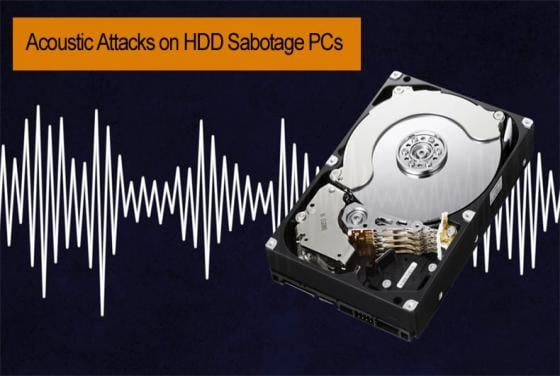 Acoustic Attacks on HDD Sabotage PCs