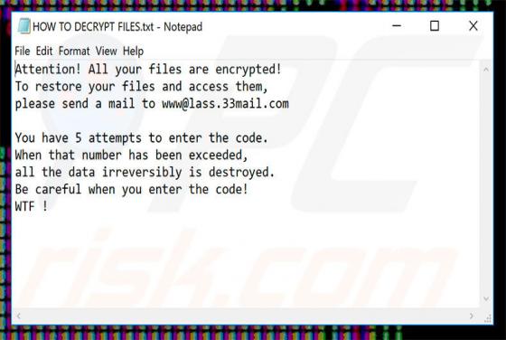 Cryptedx Ransomware