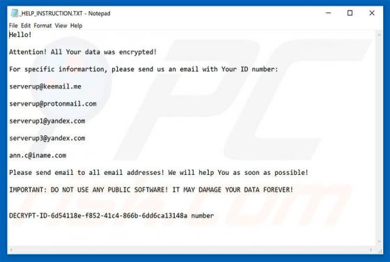 SERVER Ransomware