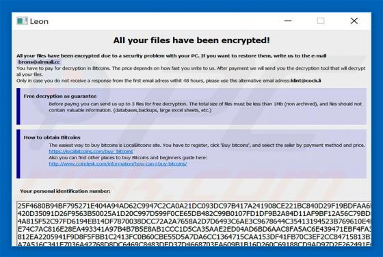 Leon Ransomware